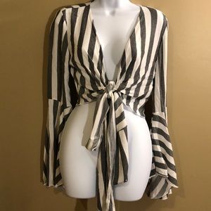 NEW Fashion Nova Crop Shirt